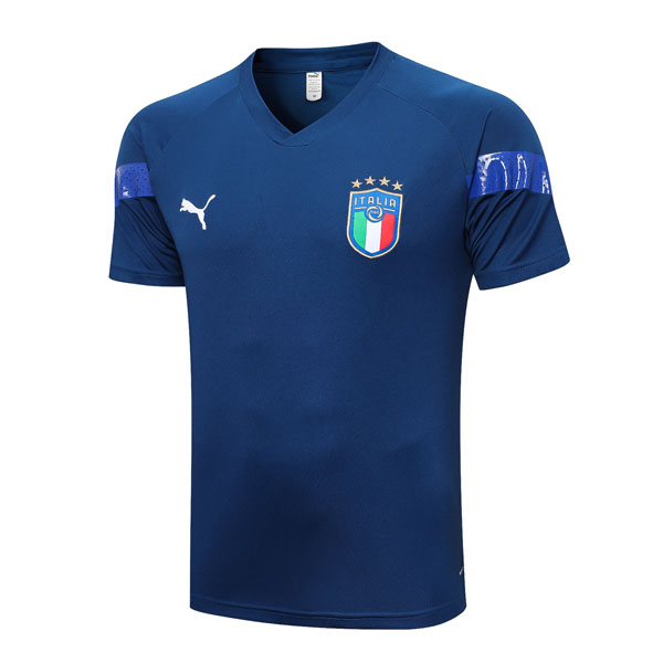 Trainingsshirt Italien 2022-2023 Blau